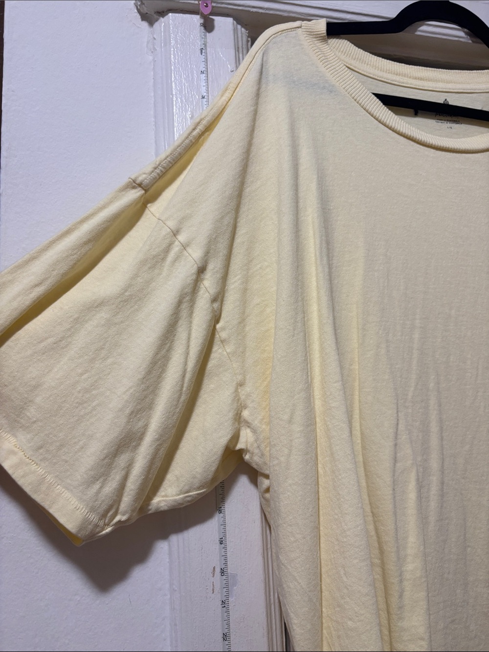 Free People Movement Relaxed Boxy Crewneck Tee in Pale Yellow - Picture 2 of 6